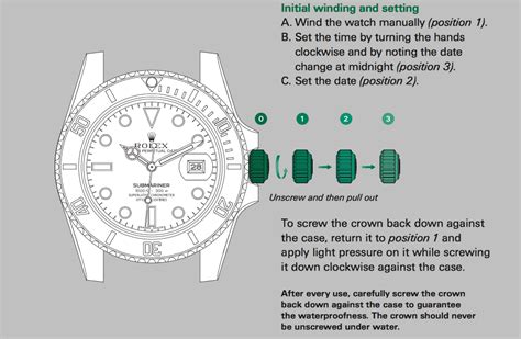 how to set time on rolex|rolex setting date and time.